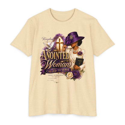 Anointed Woman T-Shirt — "Called to Serve" Christian Faith Tee