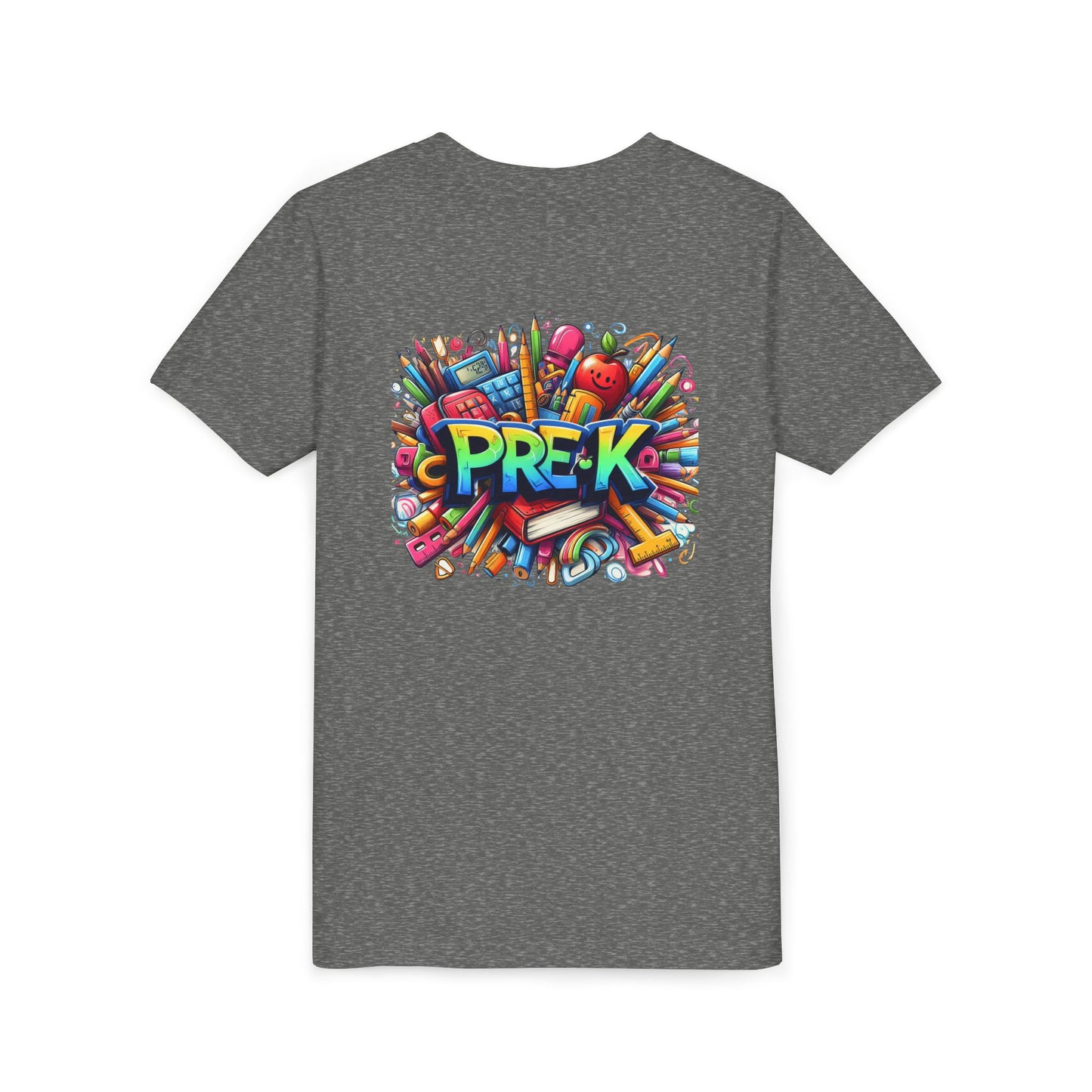 PRE-K Kids Tee — Colorful Back-to-School Pre-K Shirt for Preschoolers