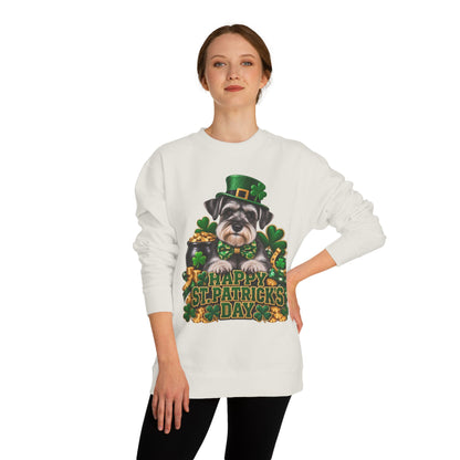 St. Patrick’s Day Schnauzer Sweatshirt — Happy St. Patrick’s Day Graphic