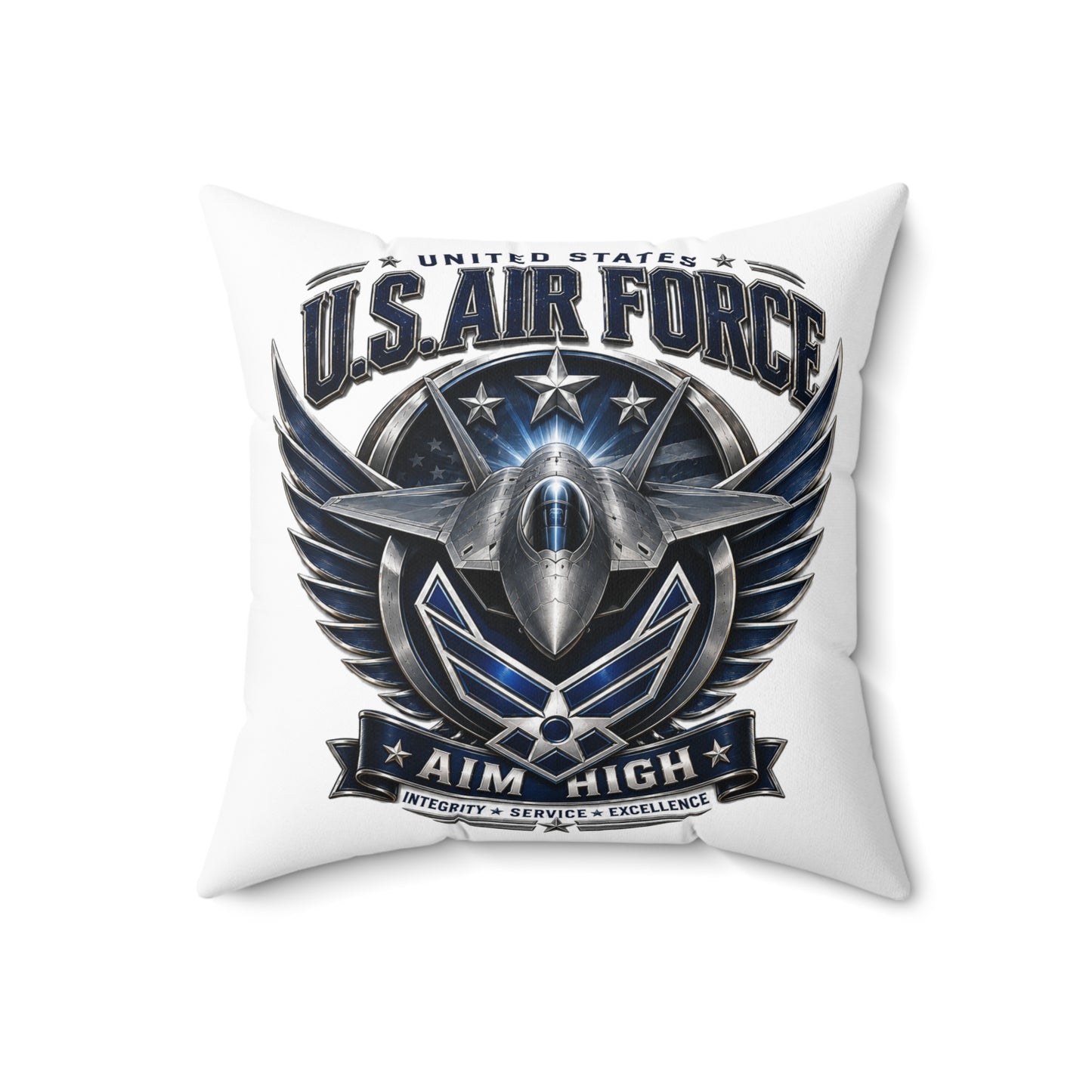 U.S. Air Force 'Aim High' Decorative Throw Pillow