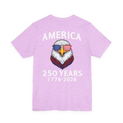 America 250 Years Tee — Patriotic Bald Eagle 1776-2026 T-Shirt