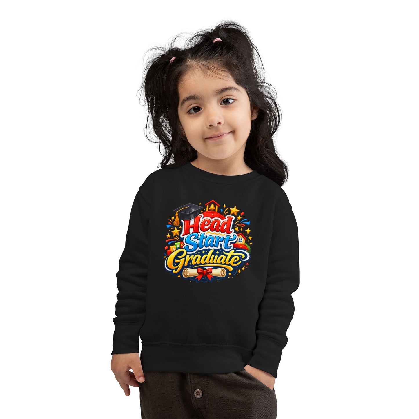 Head Start Graduate Toddler Sweatshirt — Preschool Graduation Crewneck
