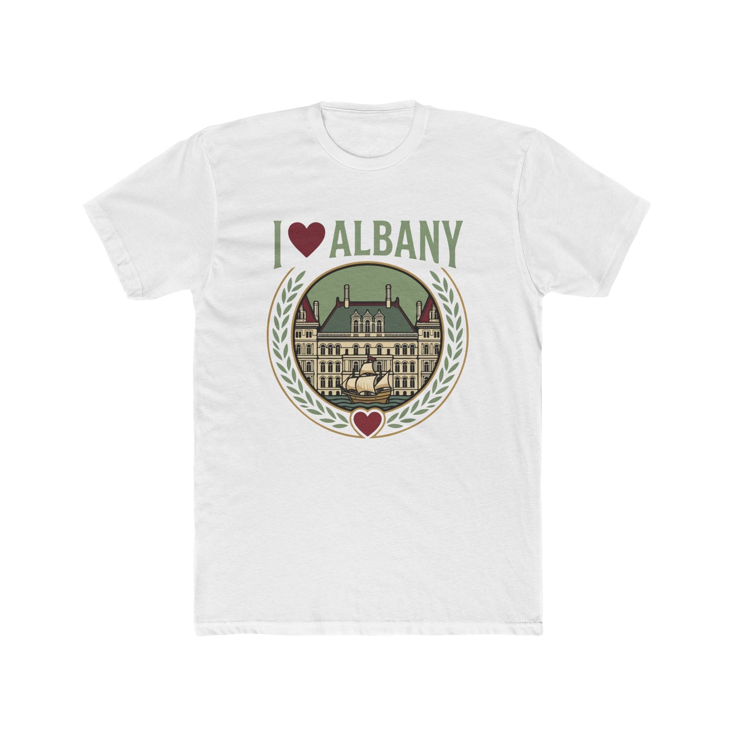 I  Albany T‑Shirt — Vintage Capitol Building City Pride Tee