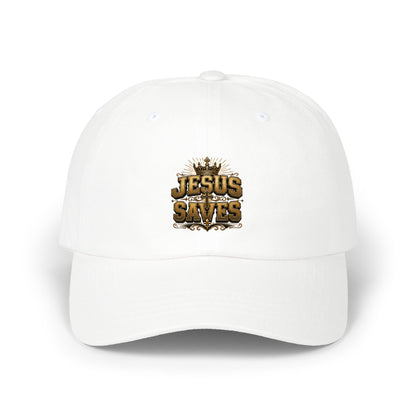 Jesus Saves Dad Cap - Embroidered Christian Baseball Hat