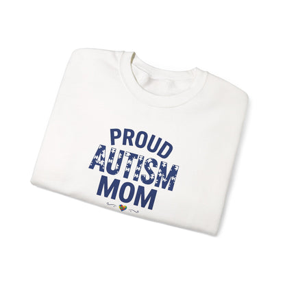 Proud Autism Mom Crewneck Sweatshirt