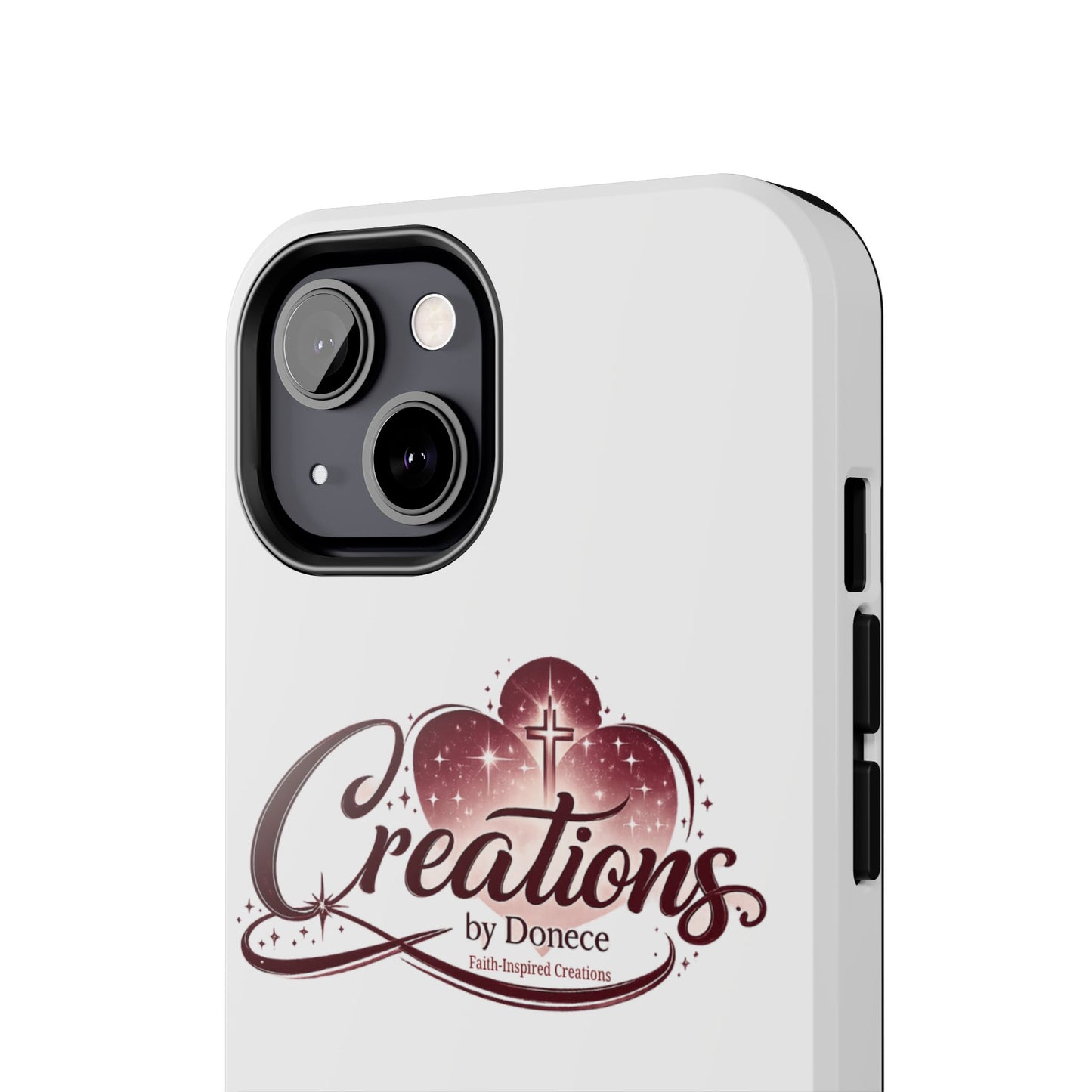Tough Phone Case — "Creations by Donece" Logo Protective Phone Cover