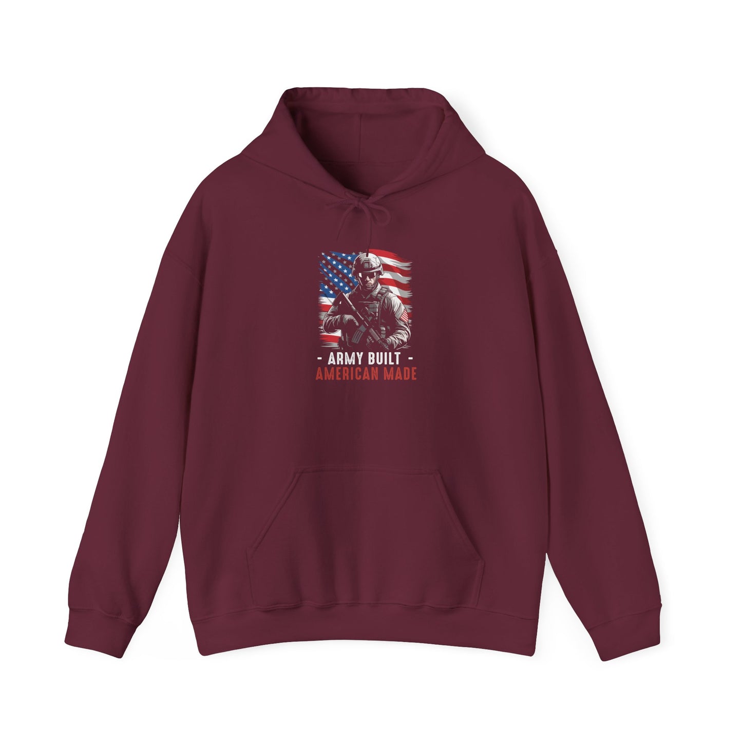 Army Built American Made  Hoodie