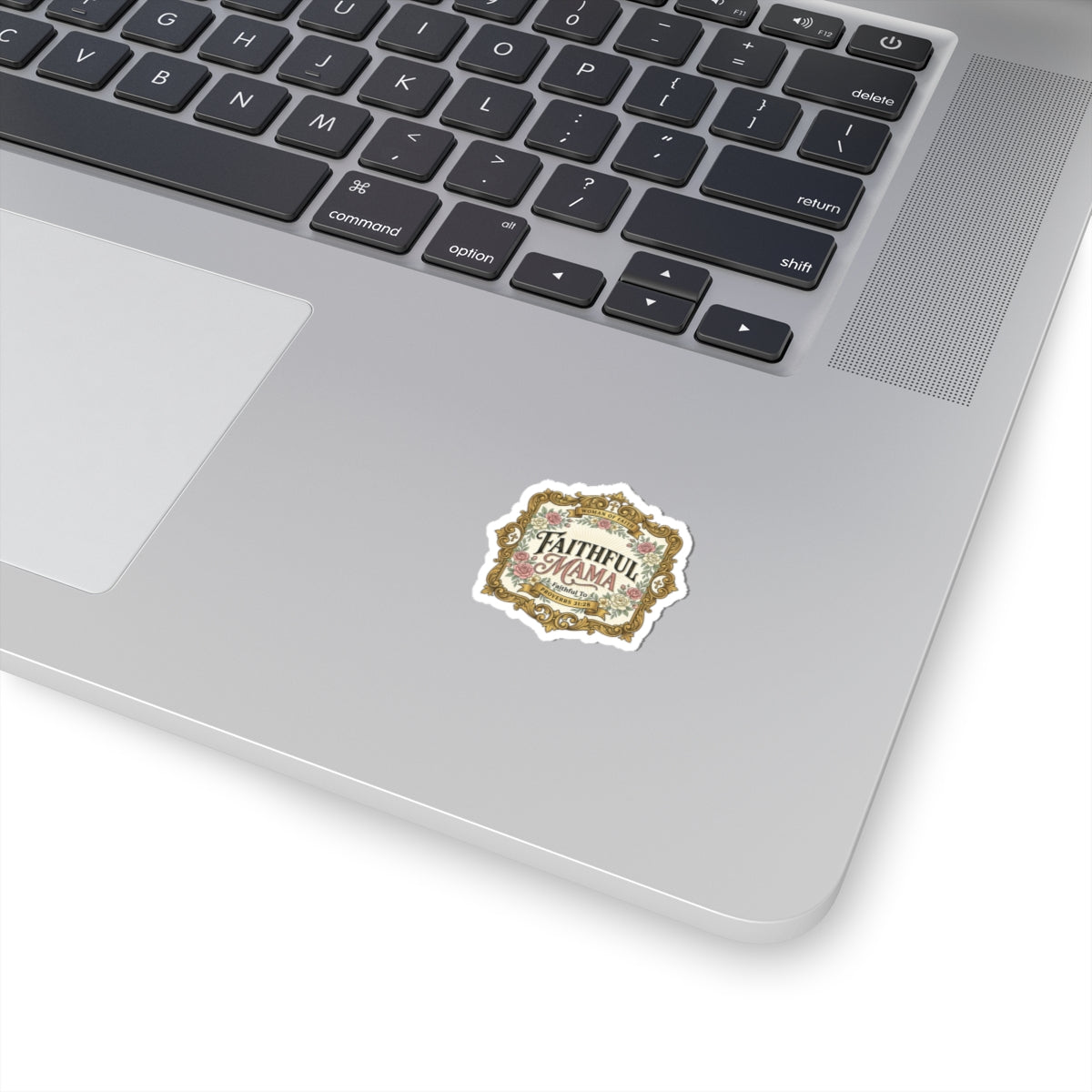 Faithful Mama Sticker | mom life, minimalist mom streetwear