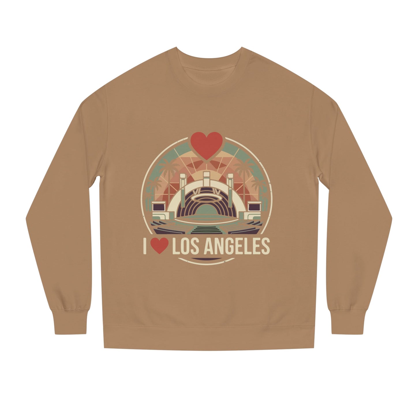Los Angeles Crewneck Sweatshirt – I  Los Angeles Retro Cityscape