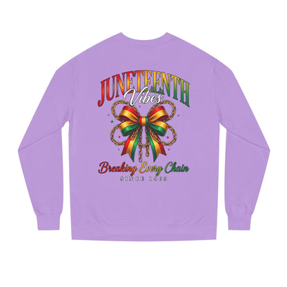Juneteenth Crewneck Sweatshirt — "Breaking Every Chain" Celebration Pullover
