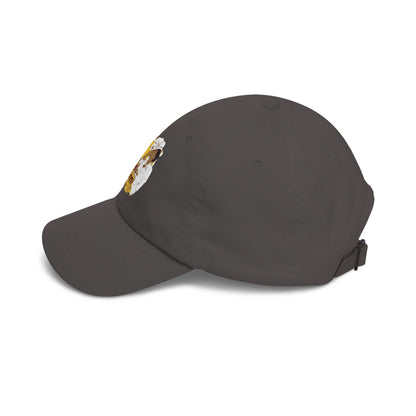 Dad Cap with Vintage Gold 'Classic' Portrait — Retro Father's Day Baseball Hat