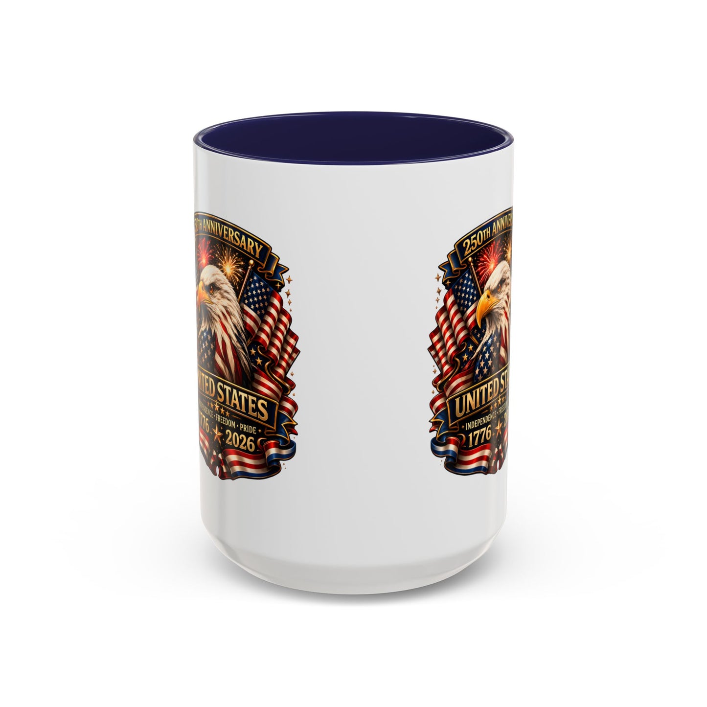 Patriotic Eagle Coffee Mug - United States 250th Anniversary 1776-2026