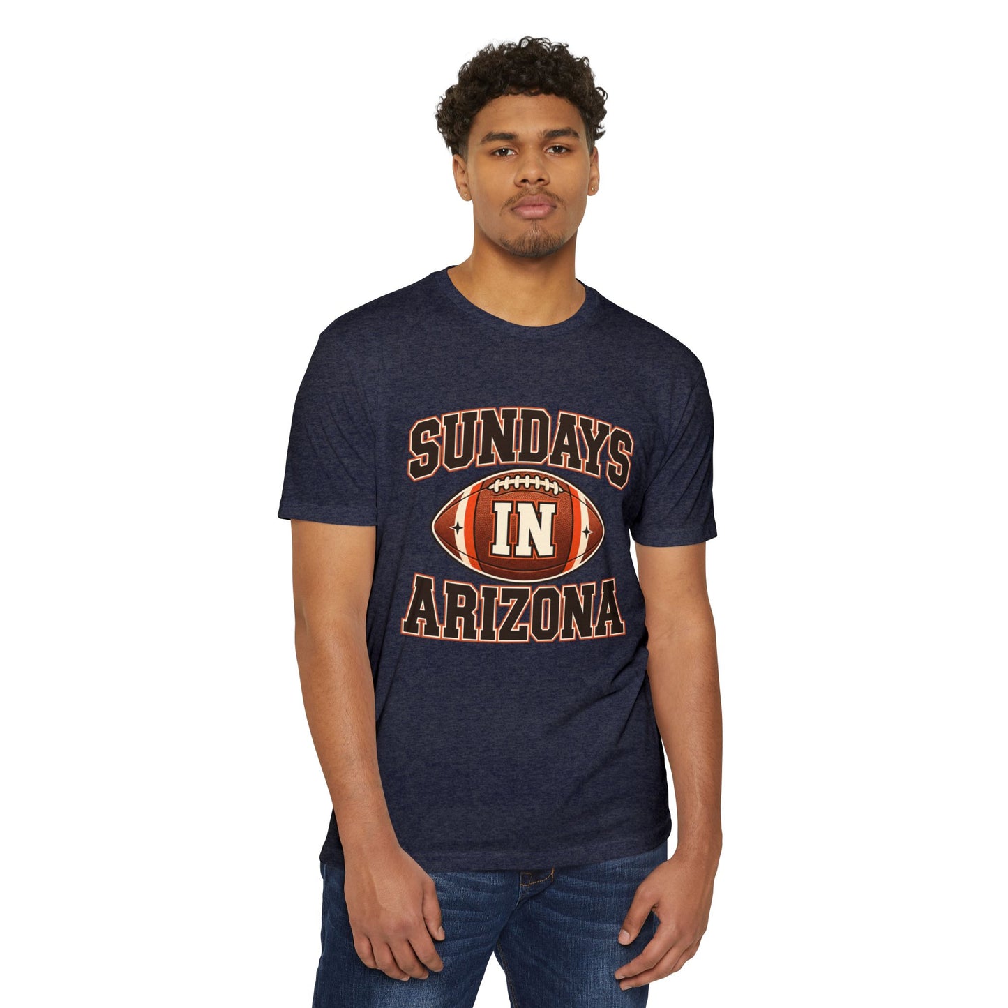 Sundays in Arizona Football T‑Shirt — Vintage Game Day Tee