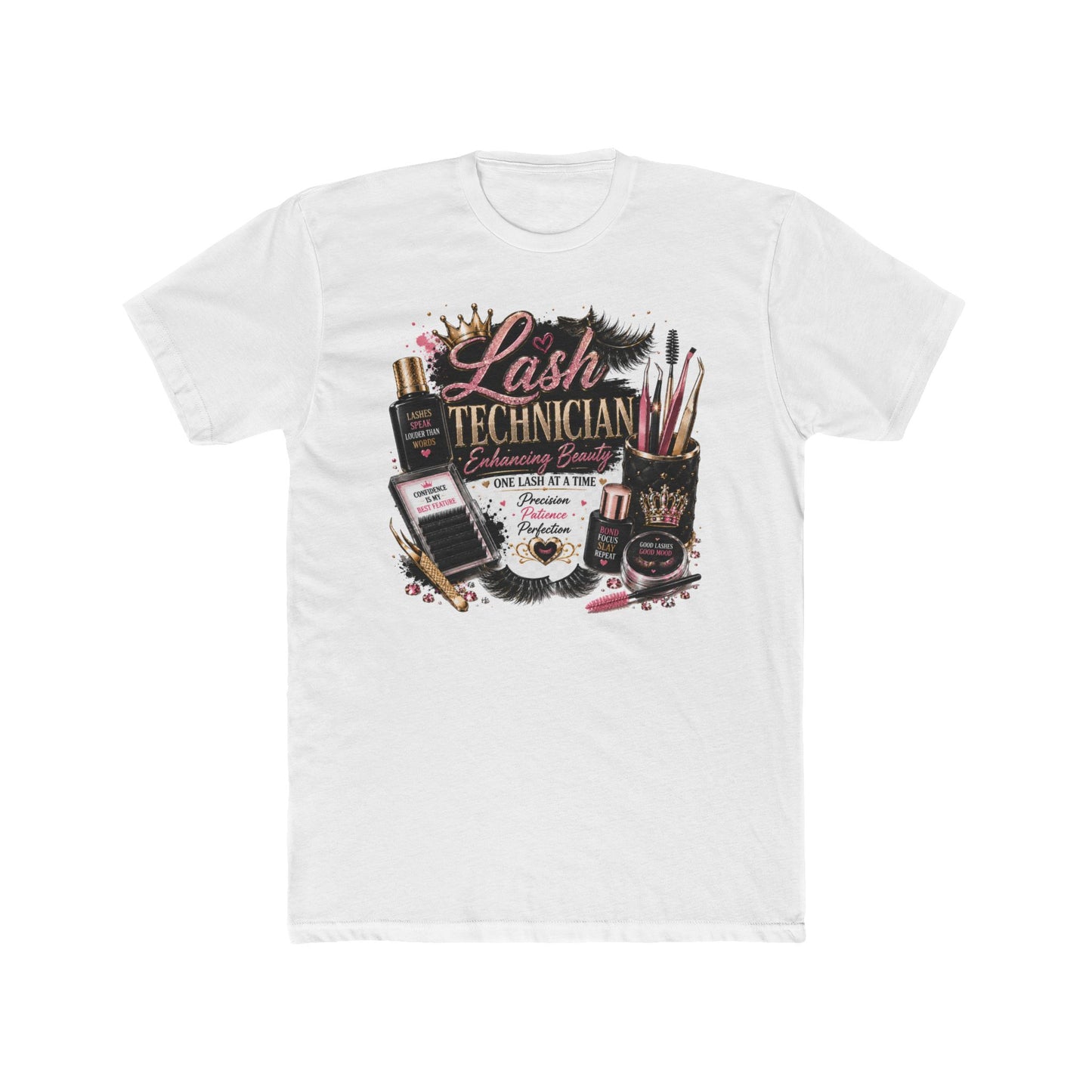 Lash Technician Crew Tee - Eyelash Extension Artist T-Shirt