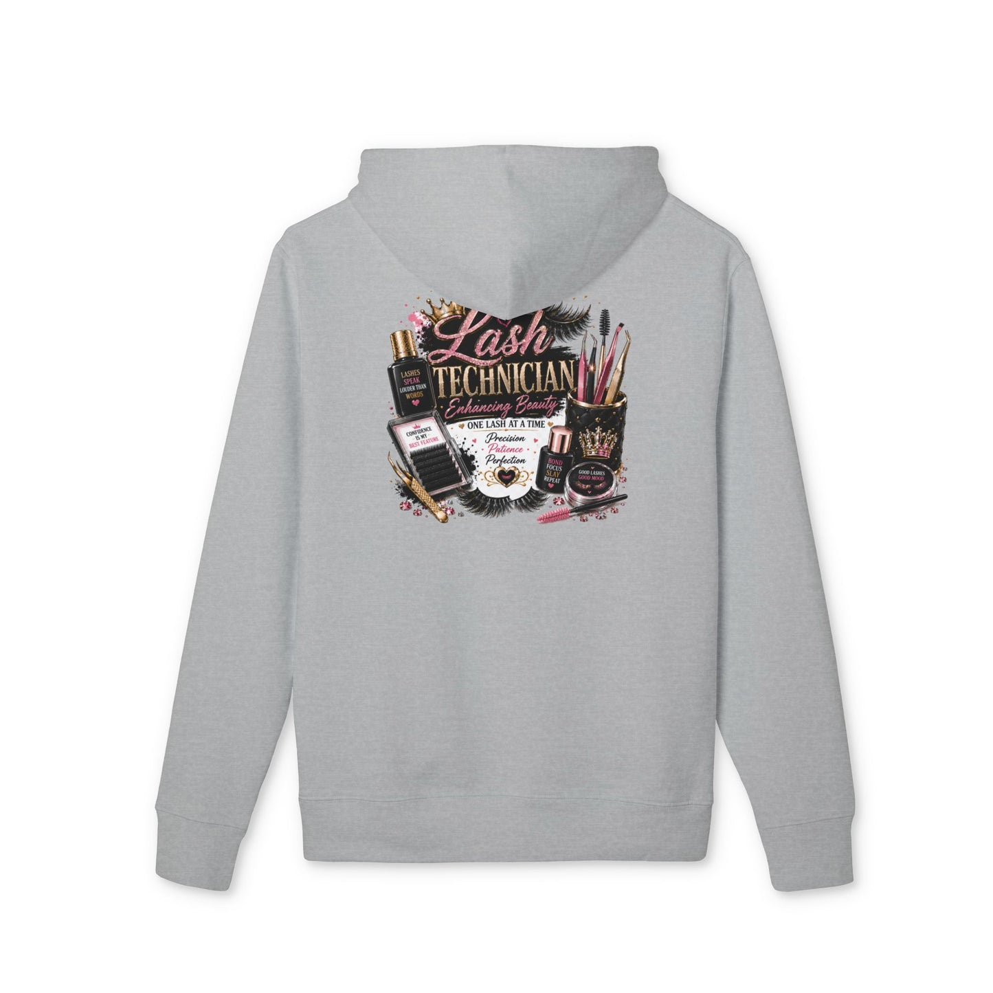 Lash Technician Hoodie — Eyelash Artist Tools Graphic Pullover