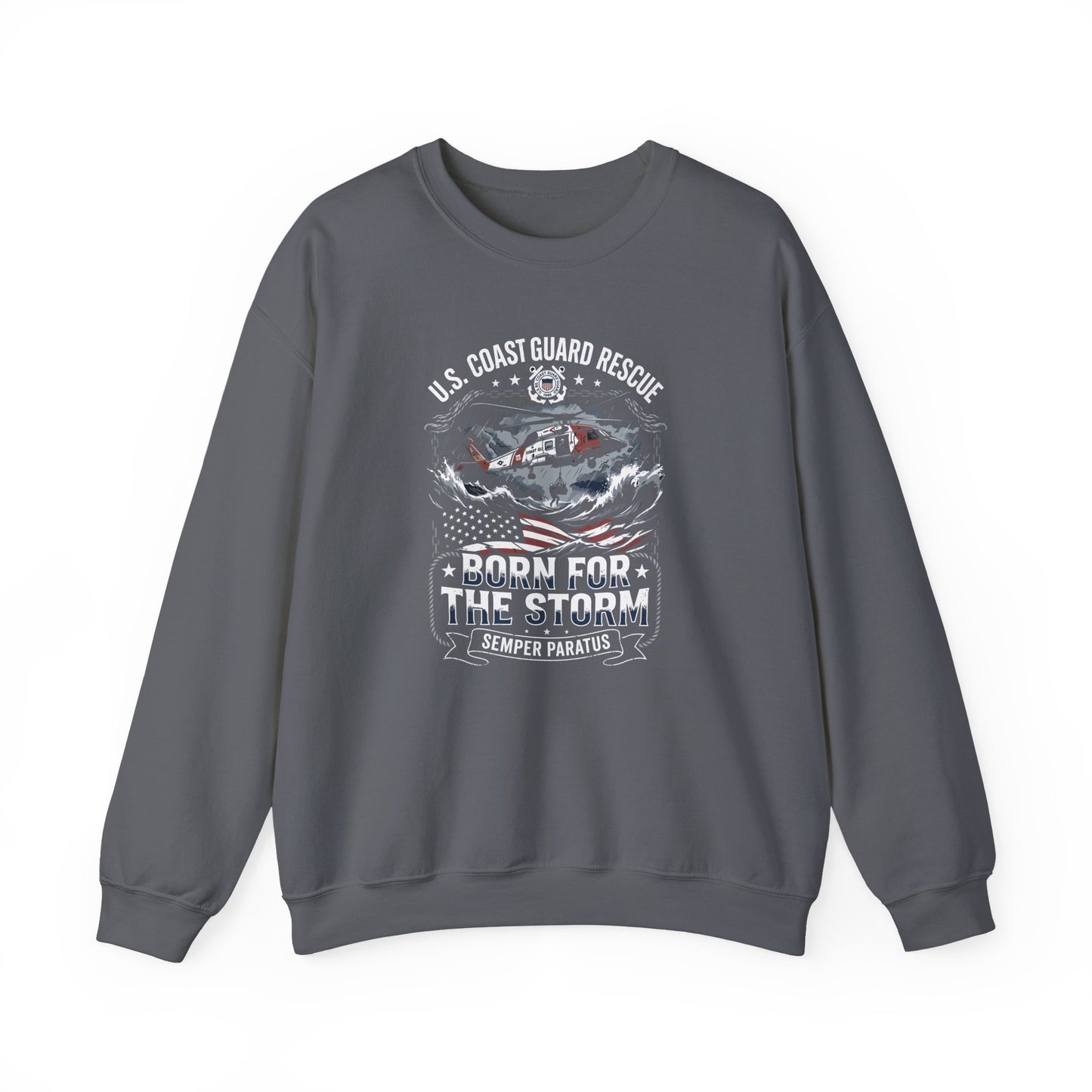 U.S Coast Guard Rescue Born for the Storm Sweatshirt