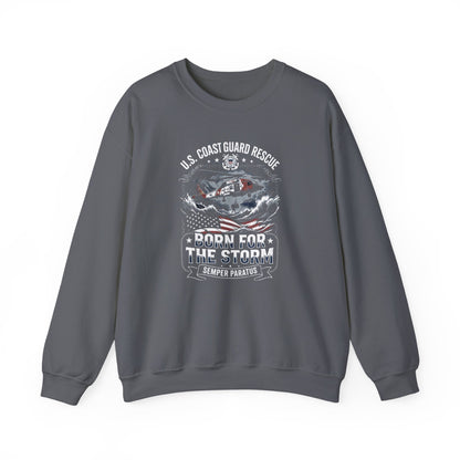 U.S Coast Guard Rescue Born for the Storm Sweatshirt