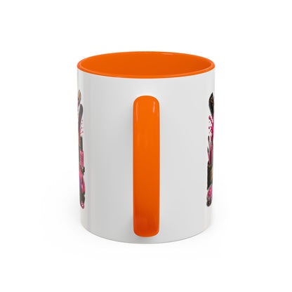 Coffee Mug — "Nails Are My Therapy" Pink Nail Tech Gift