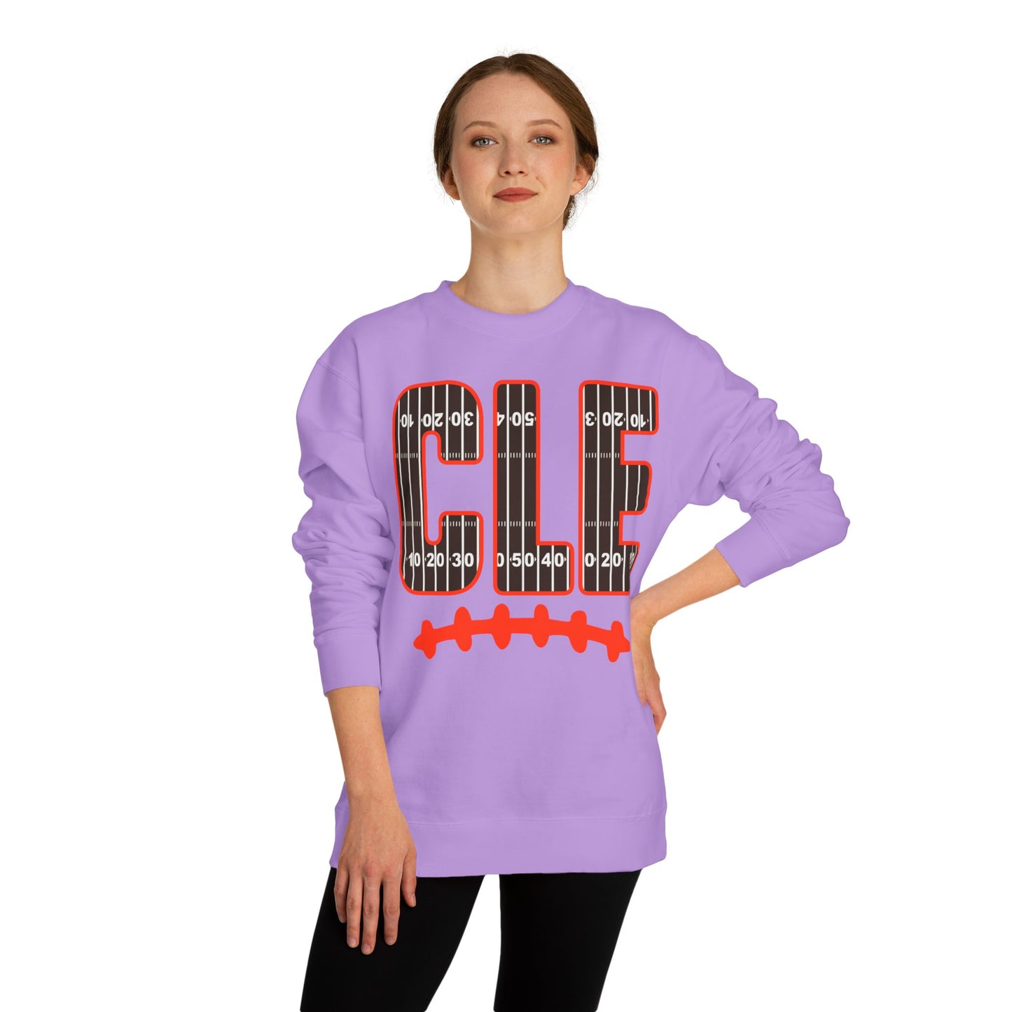 CLE Football Field Crewneck Sweatshirt