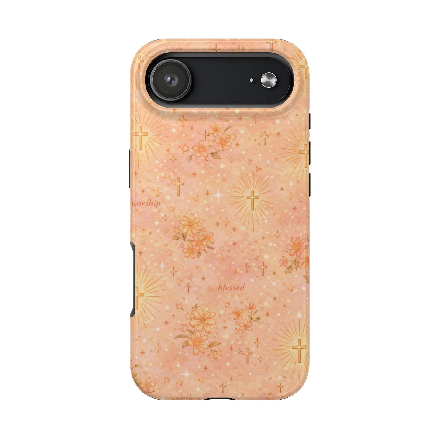 Blessed in Grace Phone Case | Christian floral iPhone Case