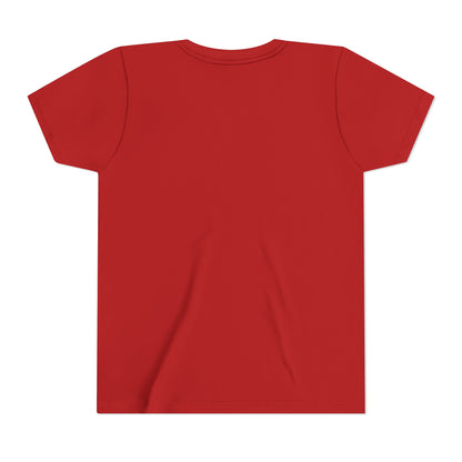 Youth Tee — "God Bless America" Patriotic Bow T-Shirt (4th of July, Memorial Day)