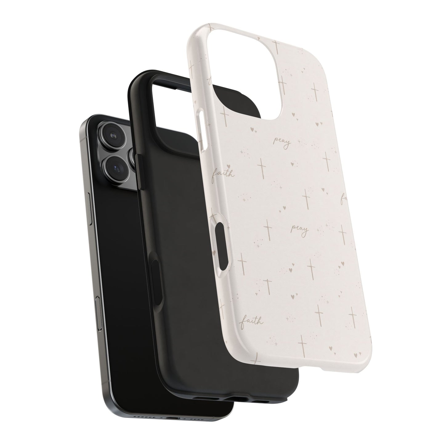 Pray with Faith Phone Case | Christian floral iPhone Case
