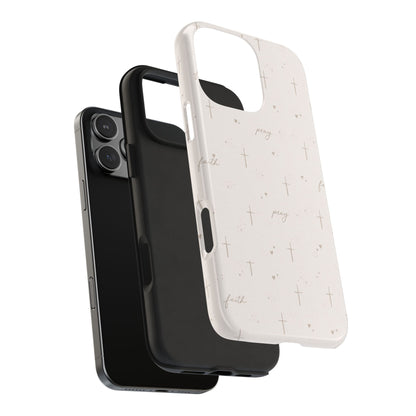 Pray with Faith Phone Case | Christian floral iPhone Case