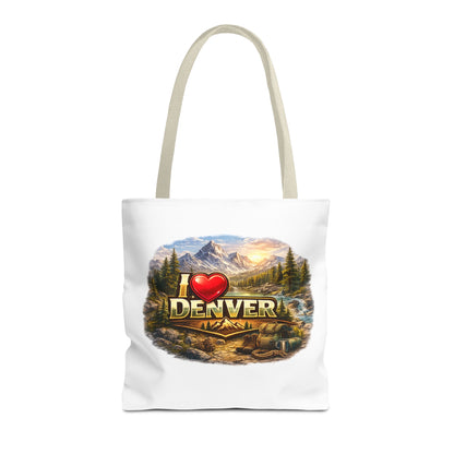I  Denver Scenic Tote Bag — Colorado Mountain Travel Souvenir