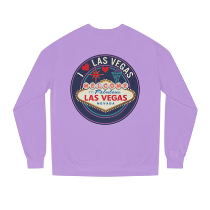 Las Vegas Welcome Sign Sweatshirt – Retro "I  Las Vegas" Crewneck