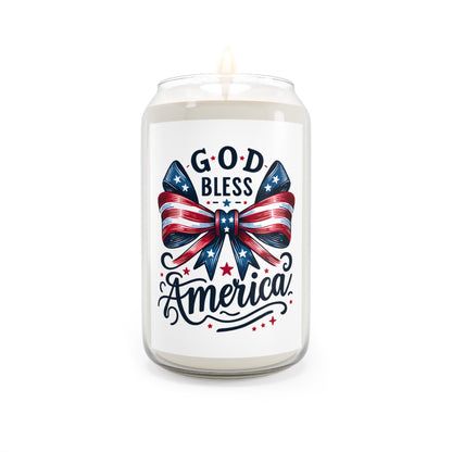 God Bless America Soy Candle — Patriotic 13.75 oz Scented Jar