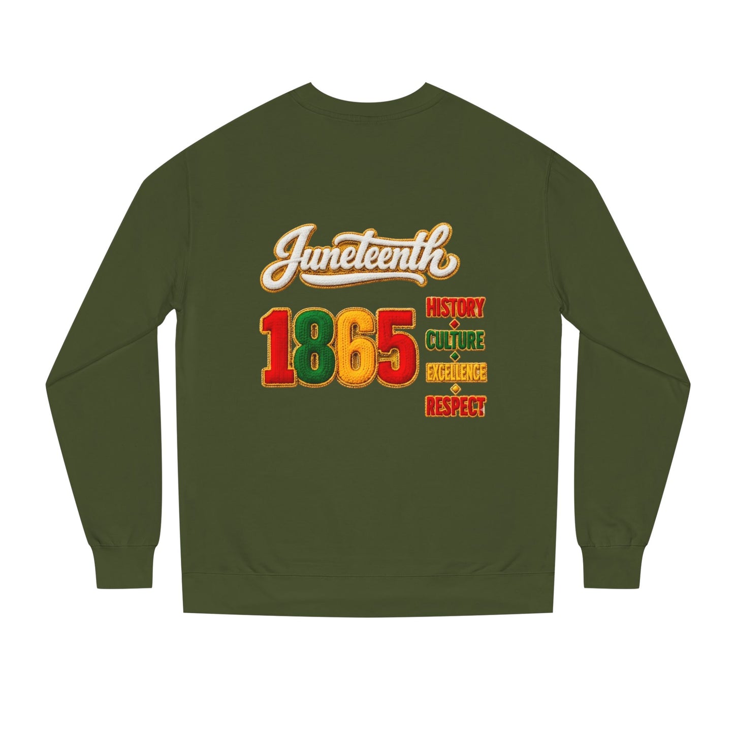 Juneteenth 1865 Sweatshirt — History • Culture • Resilience • Respect