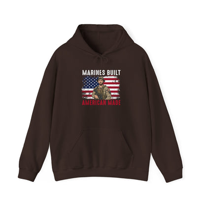 Marines Built American Made Hoodie