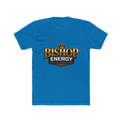 Bishop Energy Graphic Tee — Bold Gold Crown Logo T-Shirt