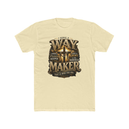 Waymaker T-Shirt — Christian Faith Graphic Tee with Cross and Inspirational Verse