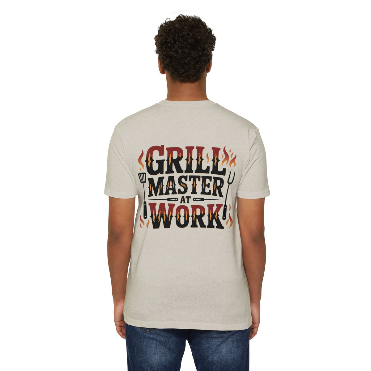 Grill Master at Work T-Shirt — BBQ Chef Funny Dad Gift