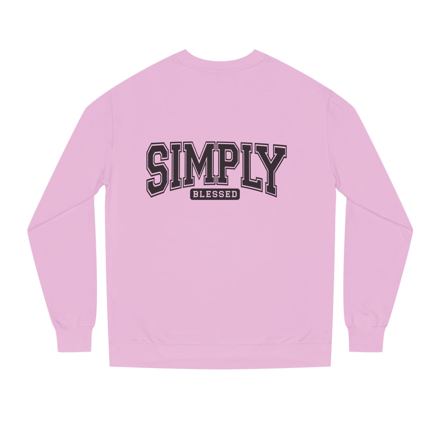 Simply Blessed Sweatshirt — Casual Crewneck Pullover with 'Simply Blessed' Graphic