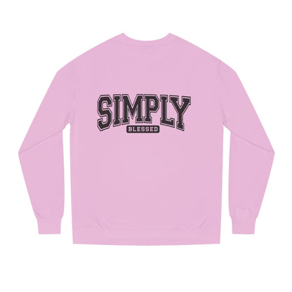 Simply Blessed Sweatshirt — Casual Crewneck Pullover with 'Simply Blessed' Graphic