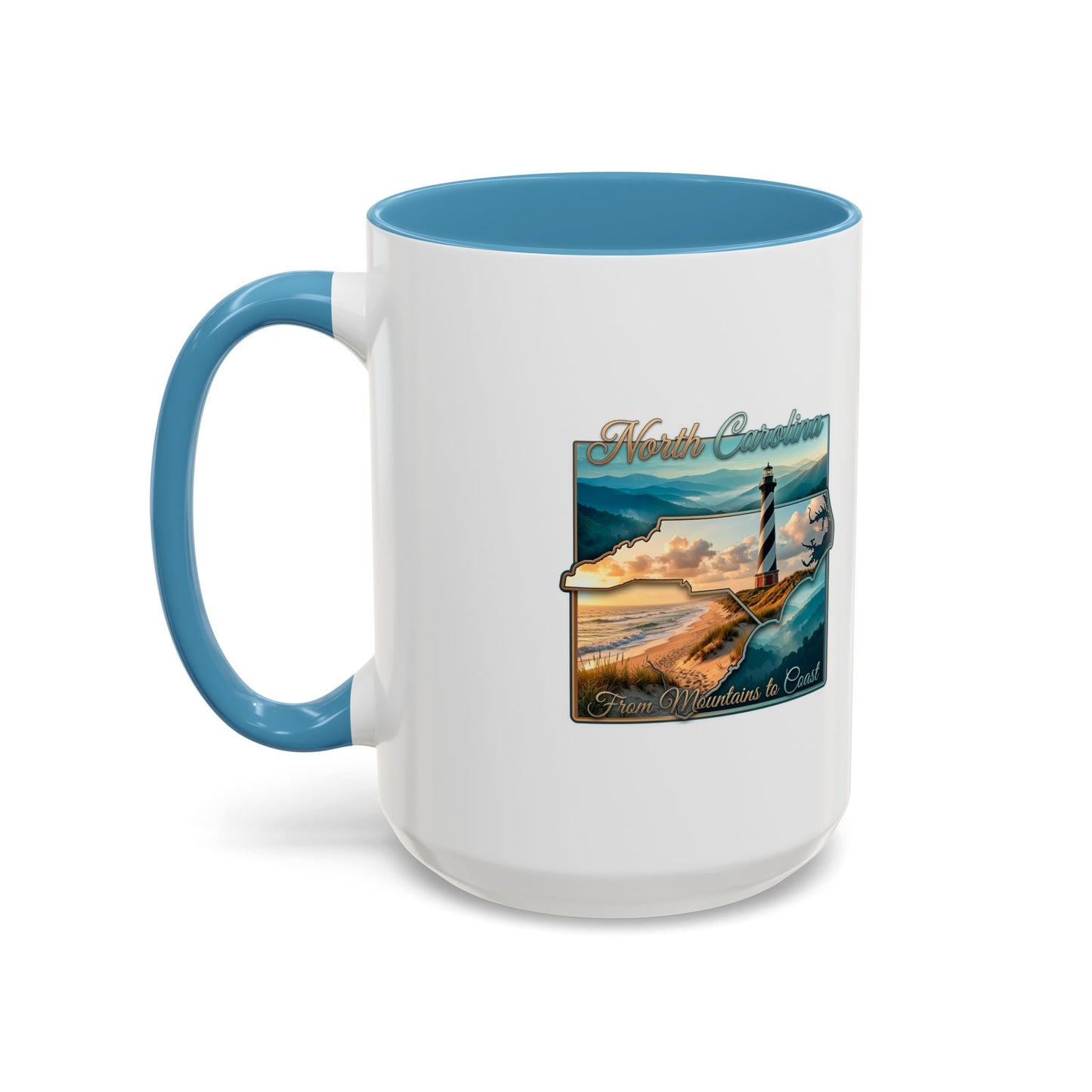 Coastal Lighthouse Coffee Mug – From Mountains to Coast Accent Mug