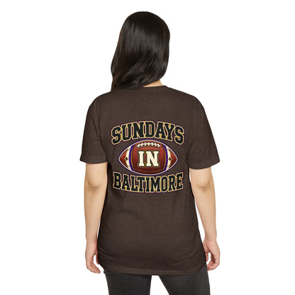 Sundays in Baltimore Football T‑Shirt
