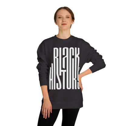 Black History Sweatshirt — Bold Retro Typography Crewneck