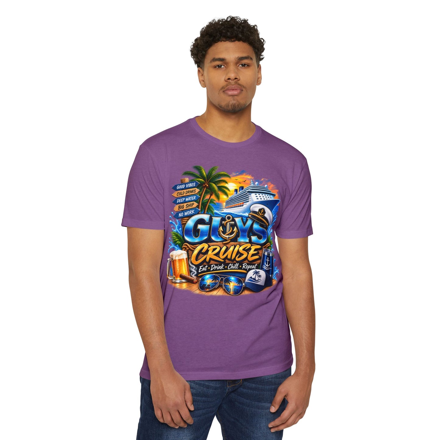 Cruise Guys T-Shirt — "Guys Cruise" Vacation Tee