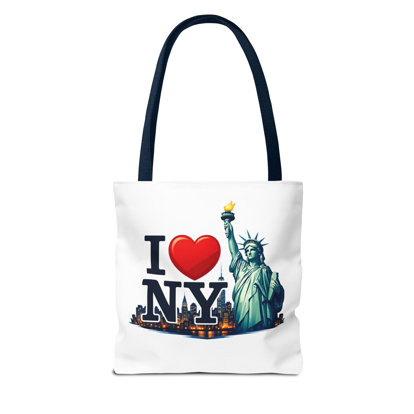 I  NY Statue of Liberty Tote Bag — New York City Souvenir Canvas Tote