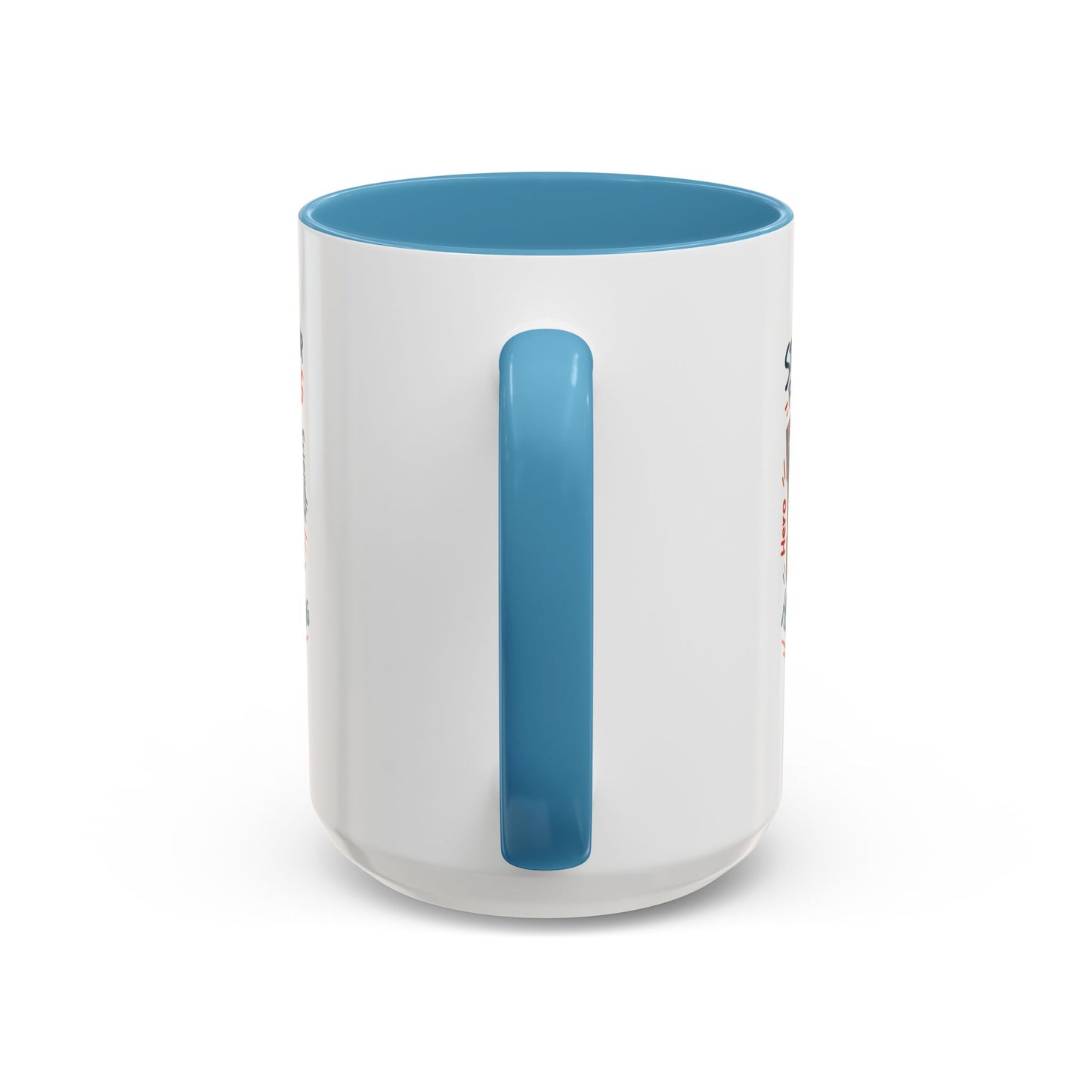 Dad Coffee Mug — Patriotic "DAD" Design with Loving, Hardworking, Protector Keywords (11/15oz Accent Mug)