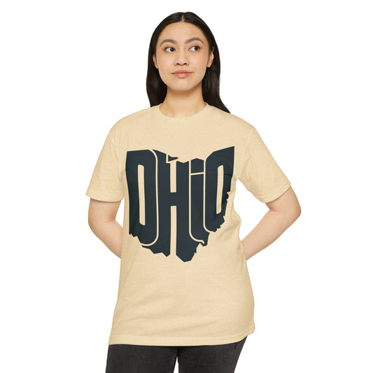 Ohio State Outline T-Shirt — Bold Retro OHIO Graphic Tee