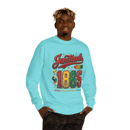 Juneteenth 1865 Crewneck Sweatshirt — History • Culture • Freedom