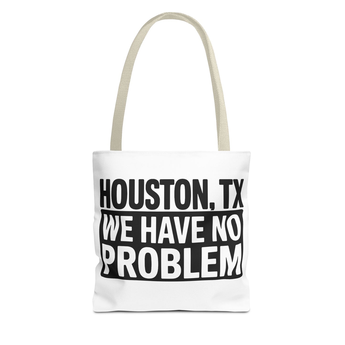 Houston TX Tote Bag — 'We Have No Problem' Graphic Market Tote