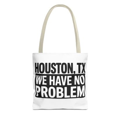 Houston TX Tote Bag — 'We Have No Problem' Graphic Market Tote