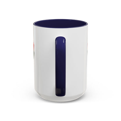 Juneteenth Ribbon Coffee Mug — Black/Red/Green Celebration Accent Mug