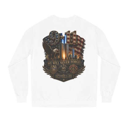 9/11 We Will Never Forget Memorial Sweatshirt