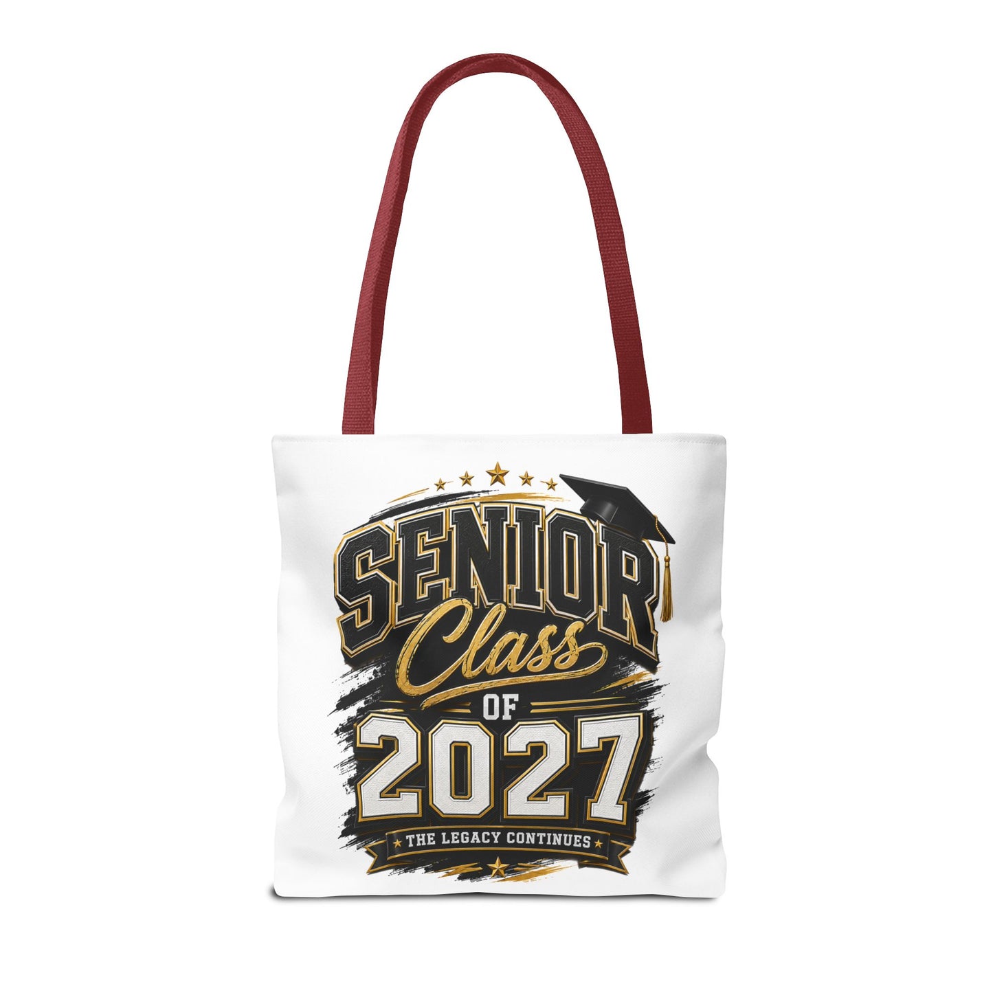 Senior Class of 2027 Tote Bag – Graduation Gift Tote with Cap Graphic